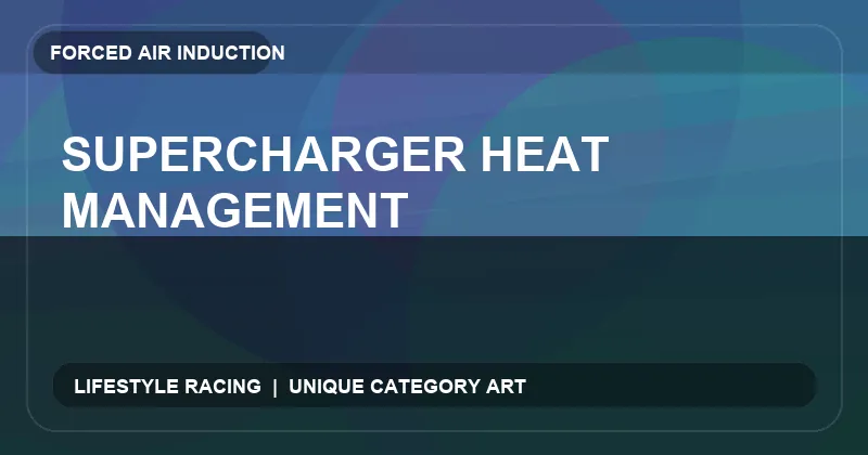 Supercharger Heat Management